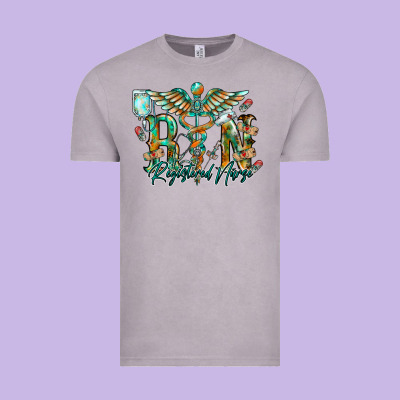 Registered Nurse Vintage Tee Designed By Racoondesign