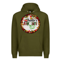 Army Green santa's favorite custom medical occupation Premium Hoodie - AdoDesignShop