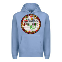 Colony Blue santa's favorite custom medical occupation Premium Hoodie - AdoDesignShop
