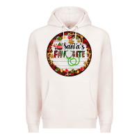 Pale Pink santa's favorite custom medical occupation Premium Hoodie - AdoDesignShop