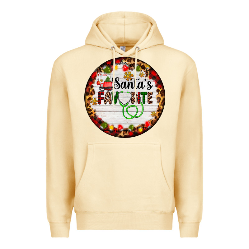 Santa's Favorite Custom Medical Occupation Premium Hoodie by AdoDesignShop | Teevron