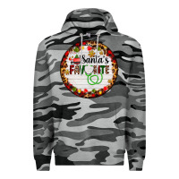 Slate Camo santa's favorite custom medical occupation Premium Hoodie - AdoDesignShop
