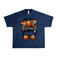 Navy basketball mom Urban Heavy Tee - RacoonDesign