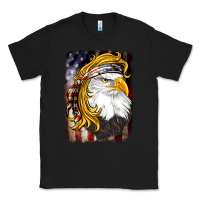 Black american mullet   eagle Classic Tee - BarkalooDesign