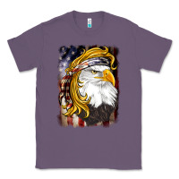 Lavender american mullet   eagle Classic Tee - BarkalooDesign