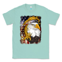 Seafoam american mullet   eagle Classic Tee - BarkalooDesign