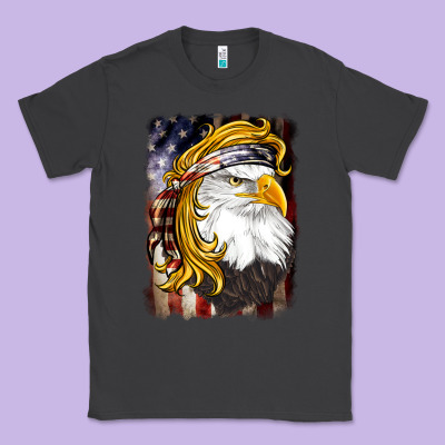 American Mullet   Eagle Classic Tee Designed By Barkaloodesign