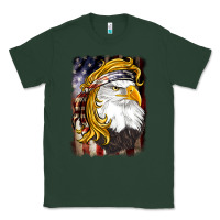Sports Green american mullet   eagle Classic Tee - BarkalooDesign
