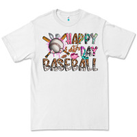 White happy easter day baseball Premium Tee - CowhideDigitalArt