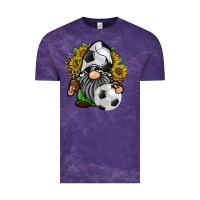 Cloud Purple soccer gnome Vintage Tee - RacoonDesign