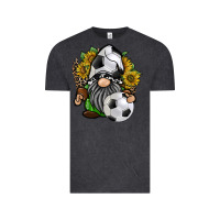 Vintage Black soccer gnome Vintage Tee - RacoonDesign