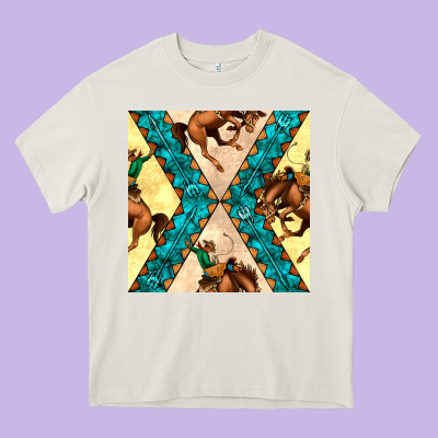 Native American Aztec Seamless Pattern 6 Heavy Core Tee Designed By Bundleandbundleshop