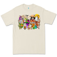 Bone Halloween Western Boo Coffee Cups Premium Tee - CowhideDigitalArt