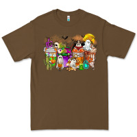 Cacao Halloween Western Boo Coffee Cups Premium Tee - CowhideDigitalArt