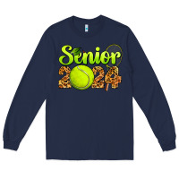 Navy tennis senior 2024 Long Sleeve Tee - BarkalooDesign