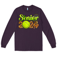 Plum tennis senior 2024 Long Sleeve Tee - BarkalooDesign