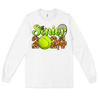 White tennis senior 2024 Long Sleeve Tee - BarkalooDesign