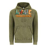 Vintage Olive love thanksgiving western turkey Vintage Hoodie - BarkalooDesign