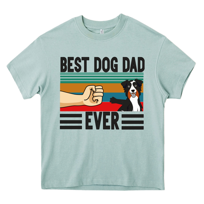 Best Dog Dad Ever Heavy Core Tee by Bettercallsaul | Teevron