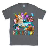 Charcoal Heather Easter Day With Truck Classic Tee - BundleAndBundleShop