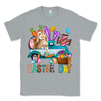 Heather Grey Easter Day With Truck Classic Tee - BundleAndBundleShop
