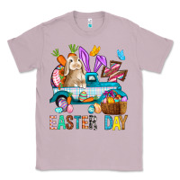Lilac Easter Day With Truck Classic Tee - BundleAndBundleShop