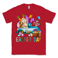 Red Easter Day With Truck Classic Tee - BundleAndBundleShop