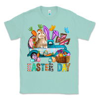 Seafoam Easter Day With Truck Classic Tee - BundleAndBundleShop