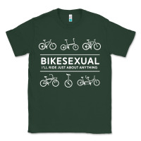 Sports Green bikesexual   cyclist bicycle biking bike cycling t shirt tee gift Classic Tee - DesigneFamous