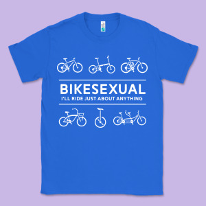 Bikesexual   Cyclist Bicycle Biking Bike Cycling T Shirt Tee Gift Classic Tee Designed By Designefamous