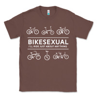 Chestnut bikesexual   cyclist bicycle biking bike cycling t shirt tee gift Classic Tee - DesigneFamous
