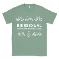 Sage bikesexual   cyclist bicycle biking bike cycling t shirt tee gift Classic Tee - DesigneFamous