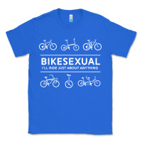 True Royal bikesexual   cyclist bicycle biking bike cycling t shirt tee gift Classic Tee - DesigneFamous