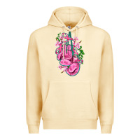Pina Colada cancer boxing gloves with ribbon Premium Hoodie - AdoDesignShop