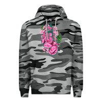 Slate Camo cancer boxing gloves with ribbon Premium Hoodie - AdoDesignShop
