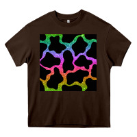 Chocolate Brown cow glitter seamless pattern Heavy Core Tee - BundleAndBundleShop