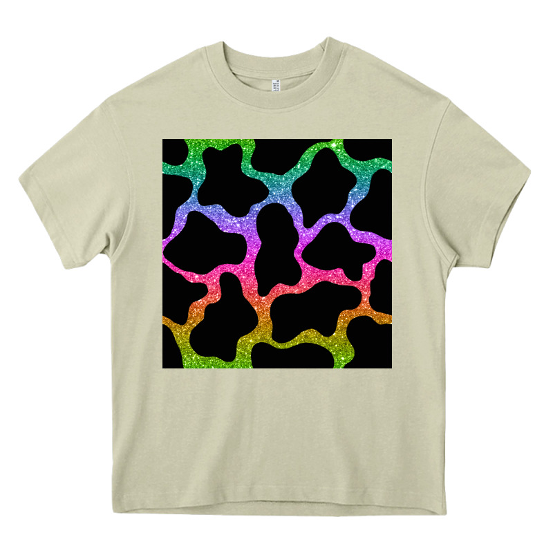 Cow Glitter Seamless Pattern Heavy Core Tee by BundleAndBundleShop | Teevron