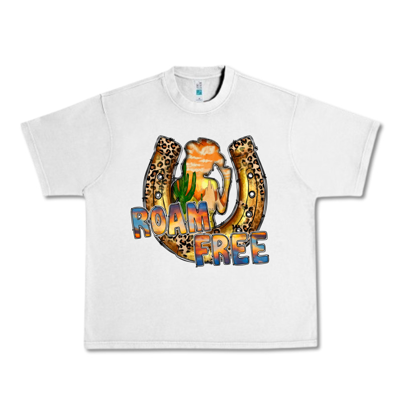 Cowgirl Horseshoe Urban Heavy Tee by RacoonDesign | Teevron