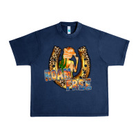 Navy cowgirl horseshoe Urban Heavy Tee - RacoonDesign