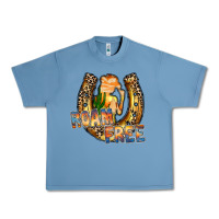 Pebble Blue cowgirl horseshoe Urban Heavy Tee - RacoonDesign