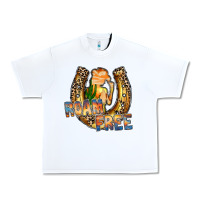 White cowgirl horseshoe Urban Heavy Tee - RacoonDesign