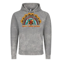 Cloud Rock happy thanksgiving rainbow Vintage Hoodie - BarkalooDesign