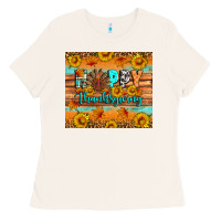 Bone Happy Thanksgiving Ladies Tee - Artiststas