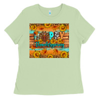 Matcha Happy Thanksgiving Ladies Tee - Artiststas