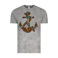 Cloud Rock western anchor Vintage Tee - RacoonDesign