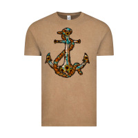 Vintage Coffee western anchor Vintage Tee - RacoonDesign