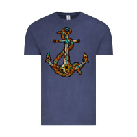 Vintage Denim western anchor Vintage Tee - RacoonDesign