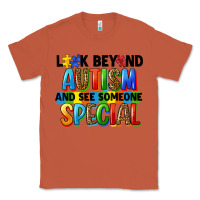 Copper look beyond autism and see someone special Classic Tee - FaDigitalArtStudio