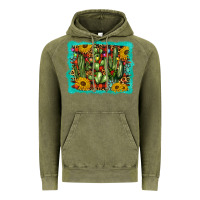 Vintage Olive cactus christmas Vintage Hoodie - BarkalooDesign