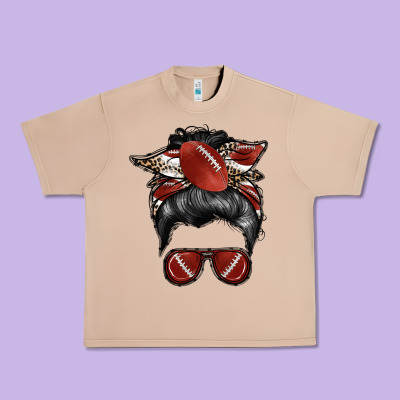 Football Mom Urban Heavy Tee Designed By Racoondesign